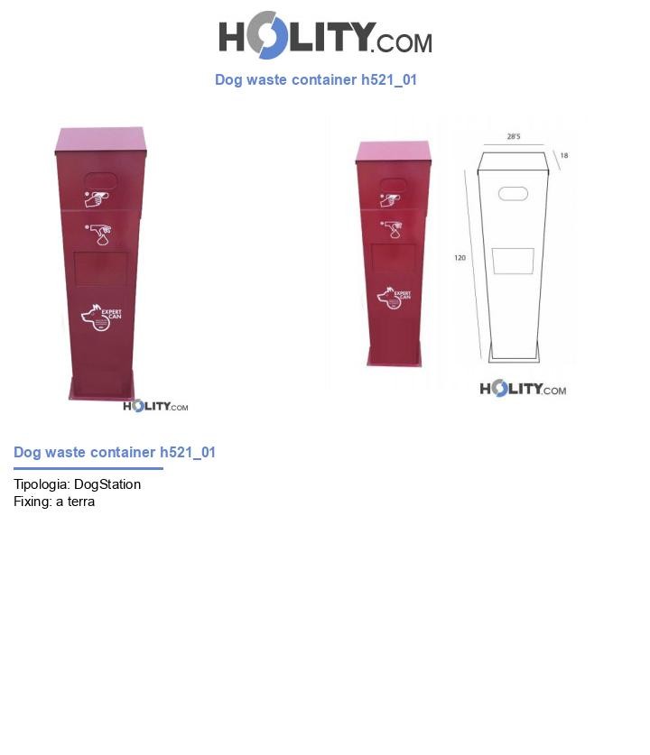 Dog waste container h521_01