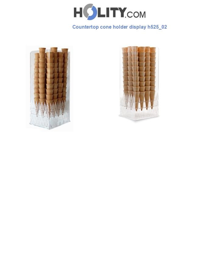 Countertop cone holder display h525_02