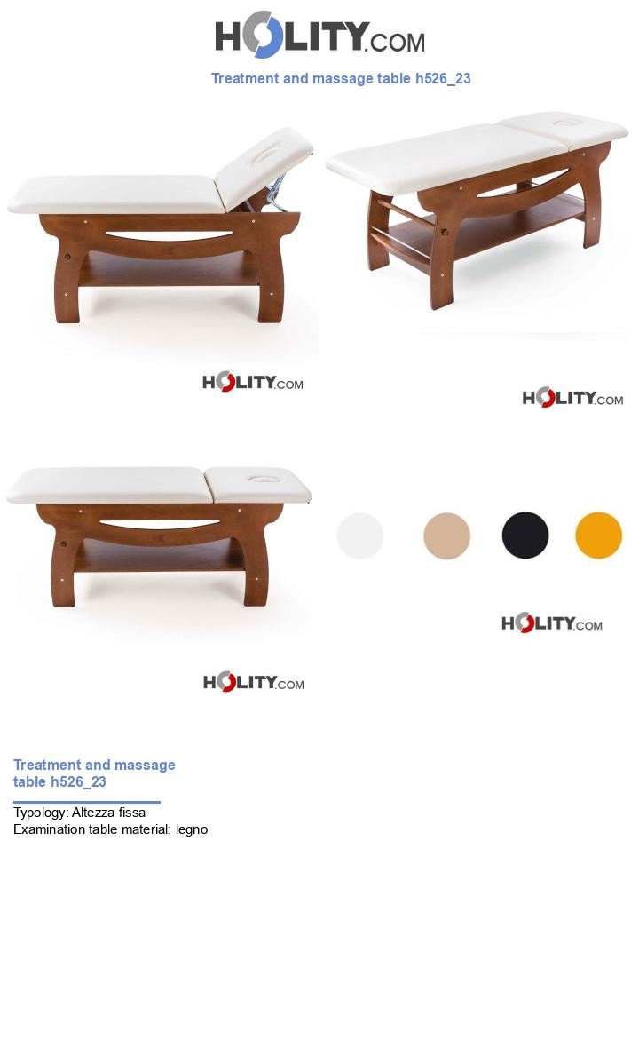 Treatment and massage table h526_23