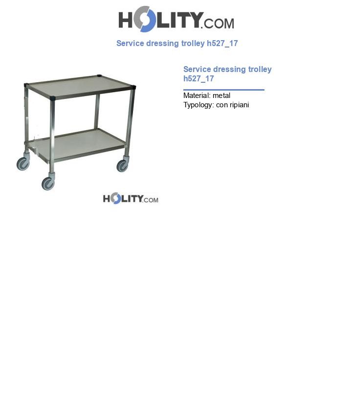 Service dressing trolley h527_17