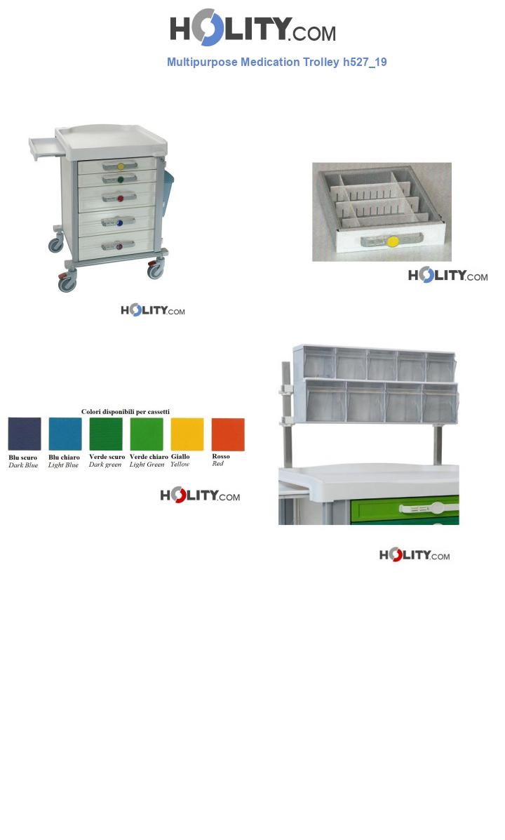Multipurpose Medication Trolley h527_19