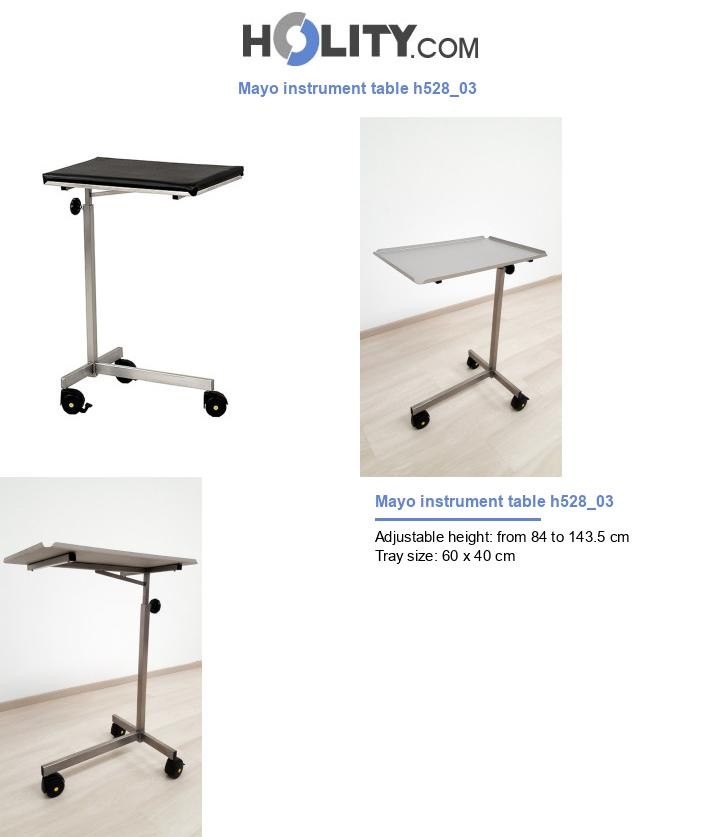 Mayo instrument table h528_03