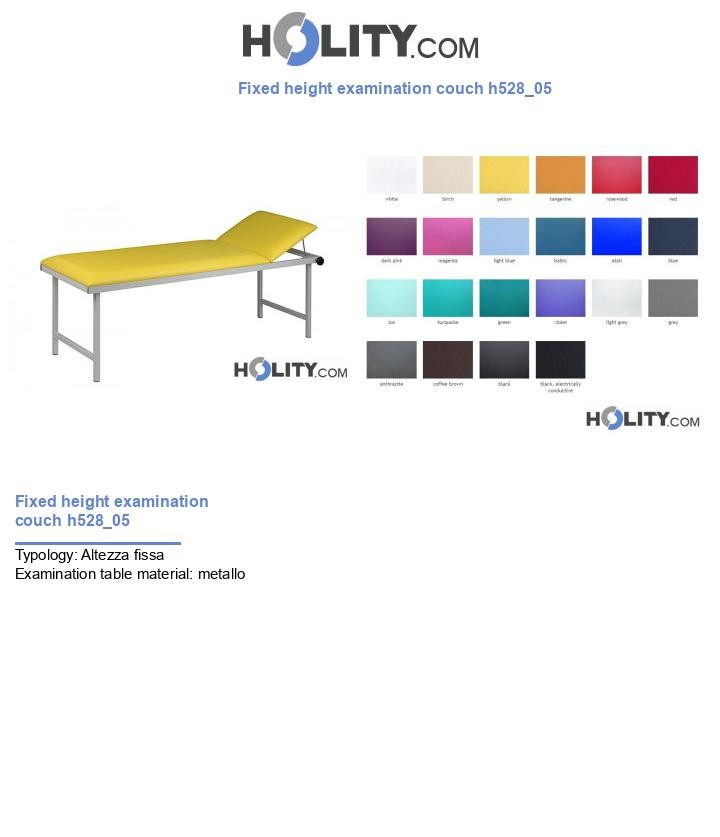 Fixed height examination couch h528_05
