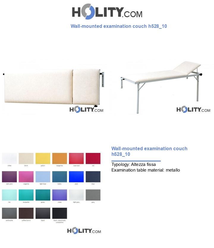 Wall-mounted examination couch h528_10