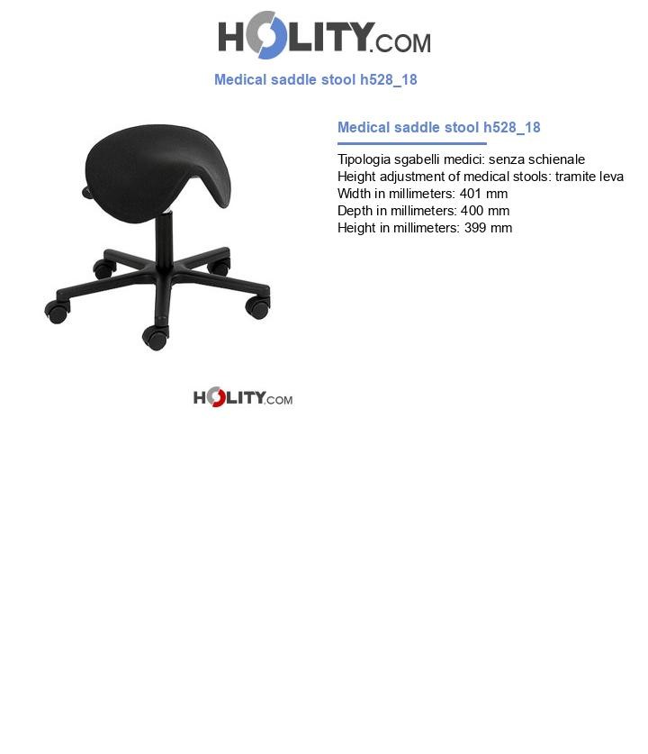 Medical saddle stool h528_18