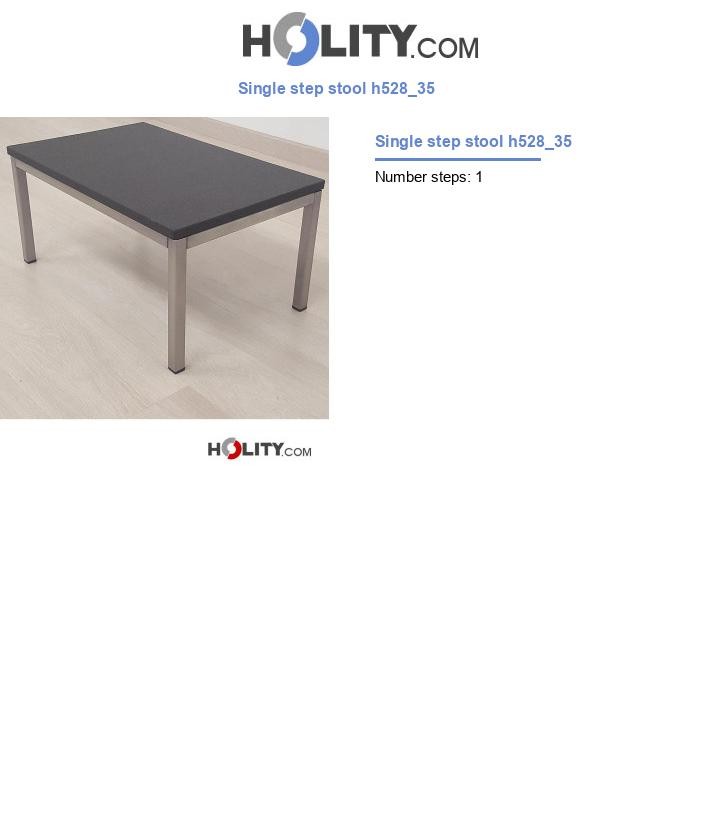 Single step stool h528_35