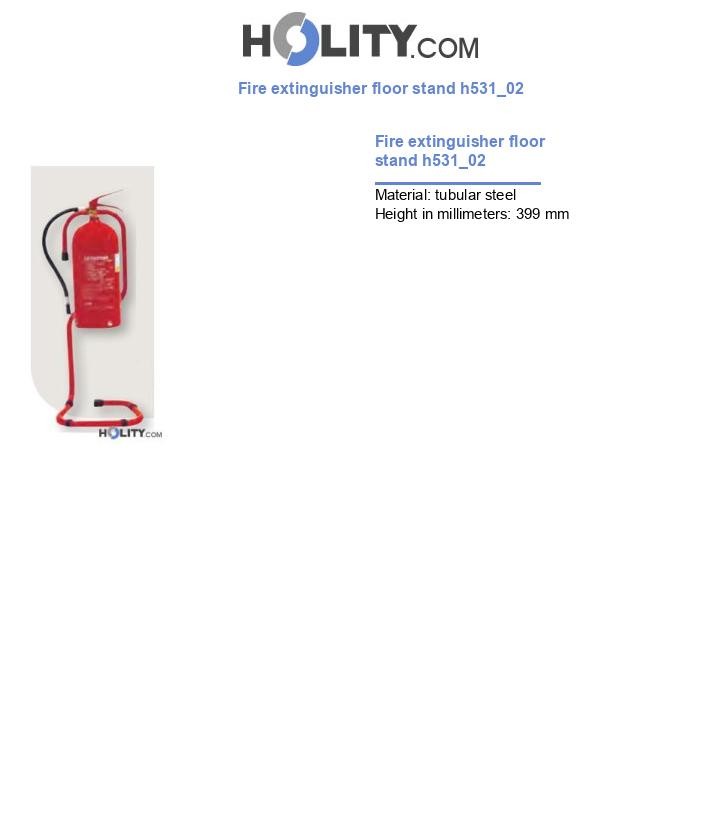 Fire extinguisher floor stand h531_02
