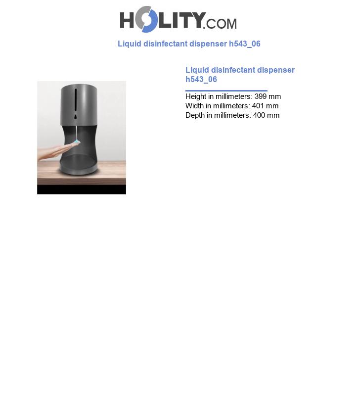 Liquid disinfectant dispenser h543_06