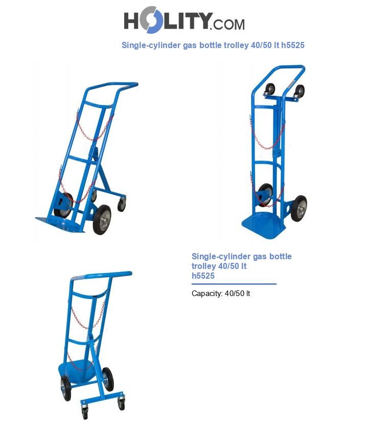 Single-cylinder gas bottle trolley 40/50 lt h5525