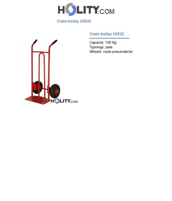 Crate trolley h5532