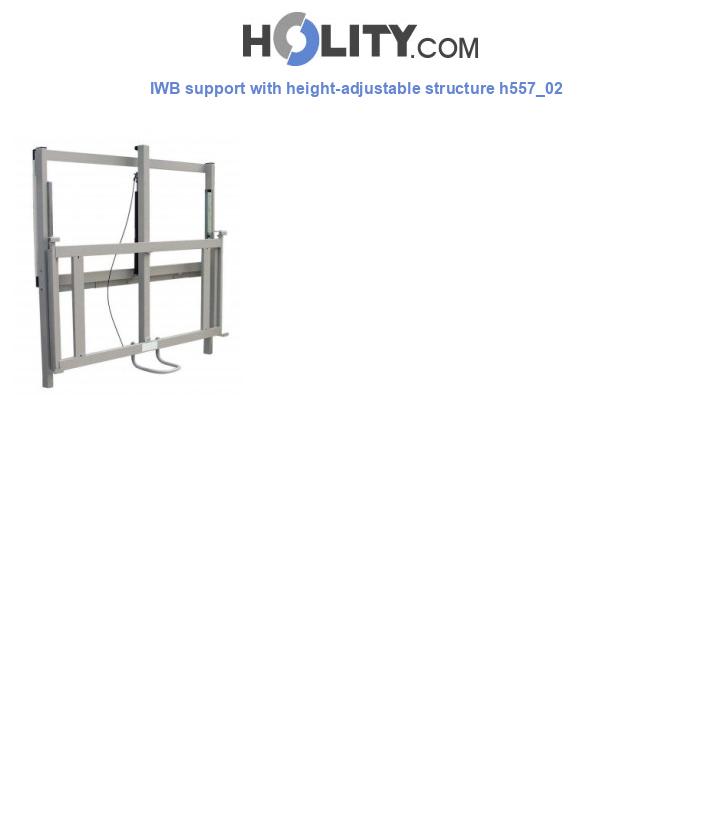 IWB support with height-adjustable structure h557_02