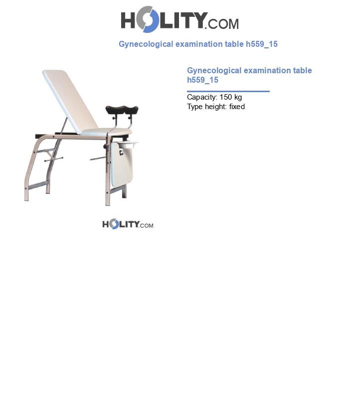 Gynecological examination table h559_15