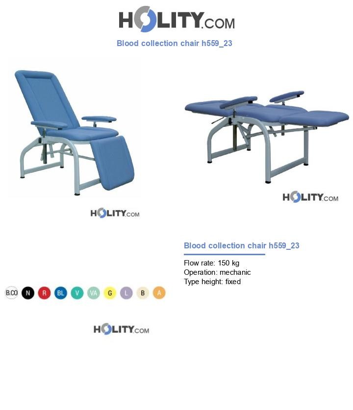 Blood collection chair h559_23