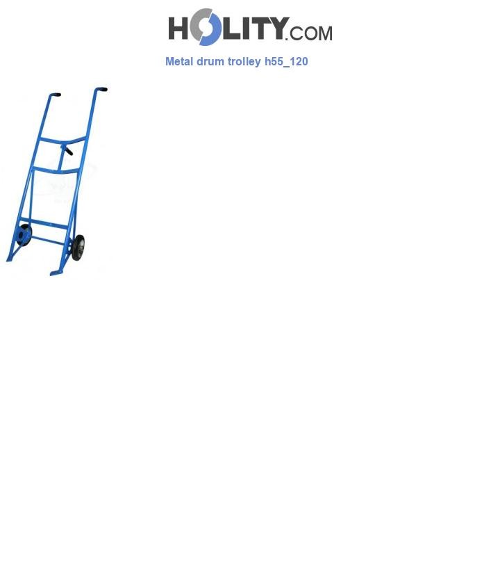 Metal drum trolley h55_120