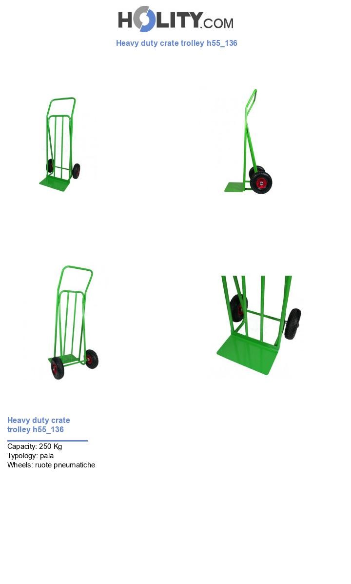 Heavy duty crate trolley h55_136