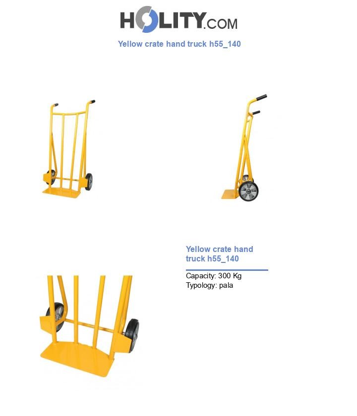 Yellow crate hand truck h55_140