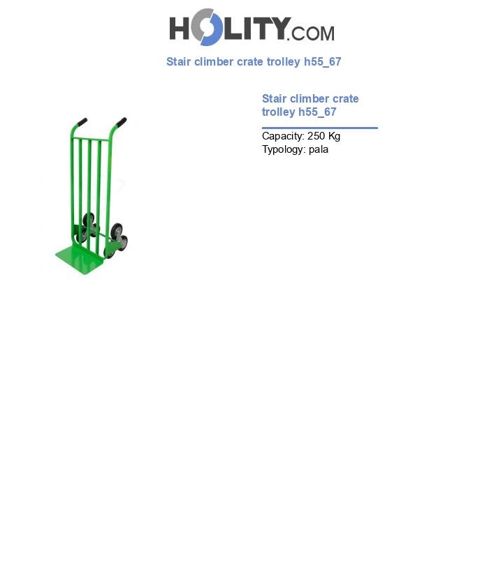 Stair climber crate trolley h55_67