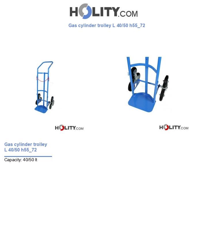 Gas cylinder trolley L 40/50 h55_72