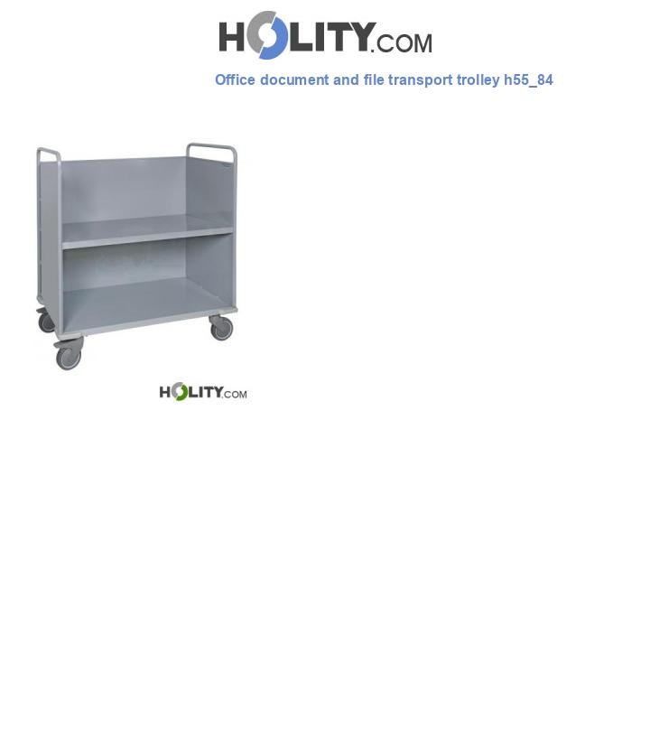 Office document and file transport trolley h55_84
