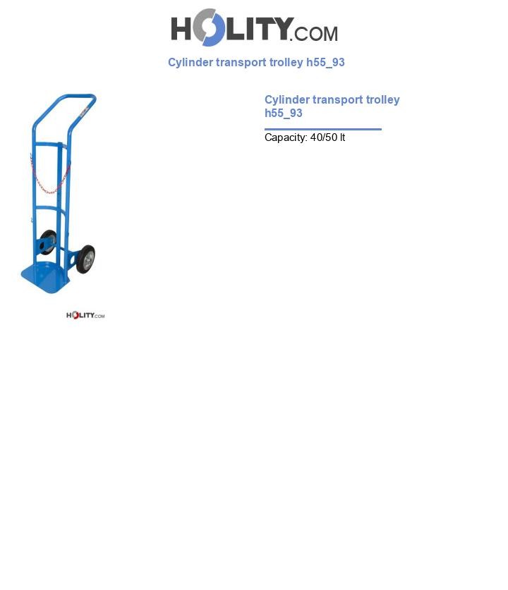 Cylinder transport trolley h55_93