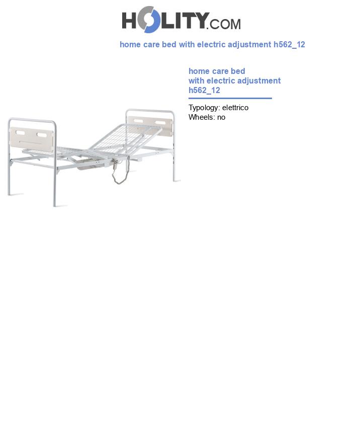 home care bed with electric adjustment h562_12