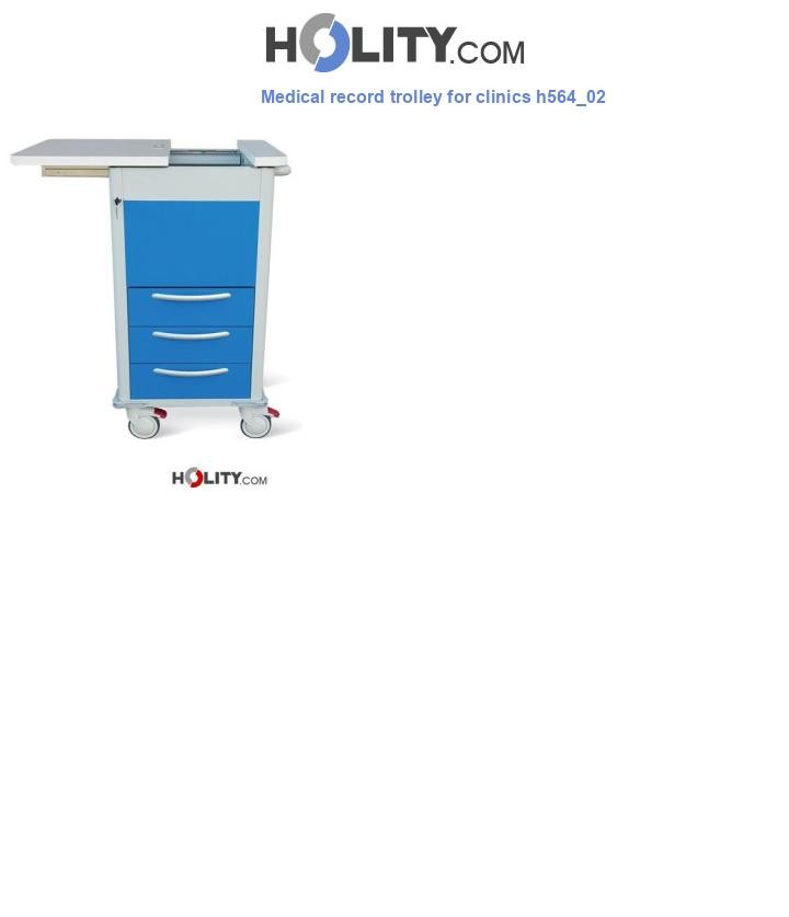 Medical record trolley for clinics h564_02