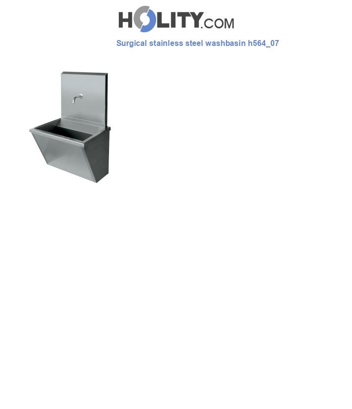 Surgical stainless steel washbasin h564_07