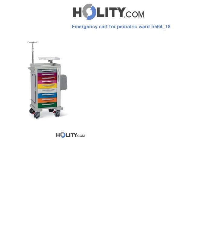 Emergency cart for pediatric ward h564_18