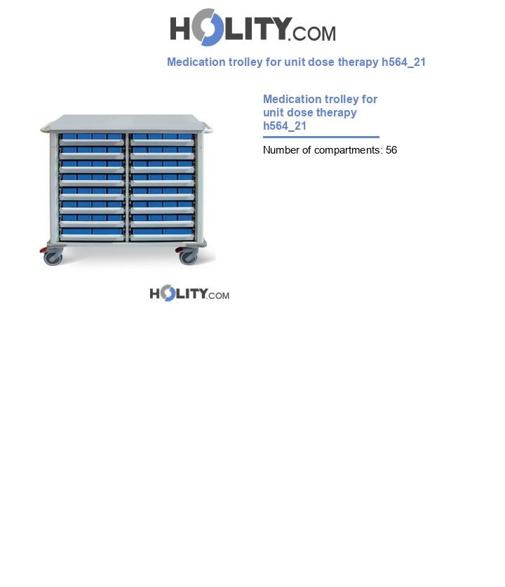 Medication trolley for unit dose therapy h564_21