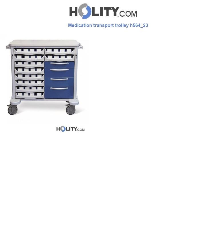 Medication transport trolley h564_23