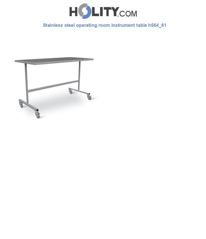 Stainless steel operating room instrument table h564_61
