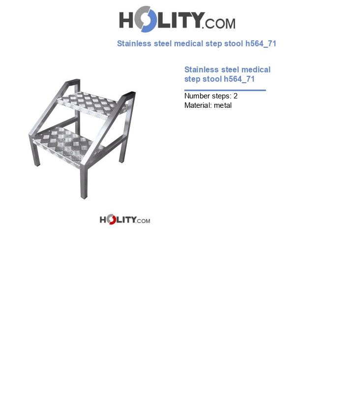 Stainless steel medical step stool h564_71
