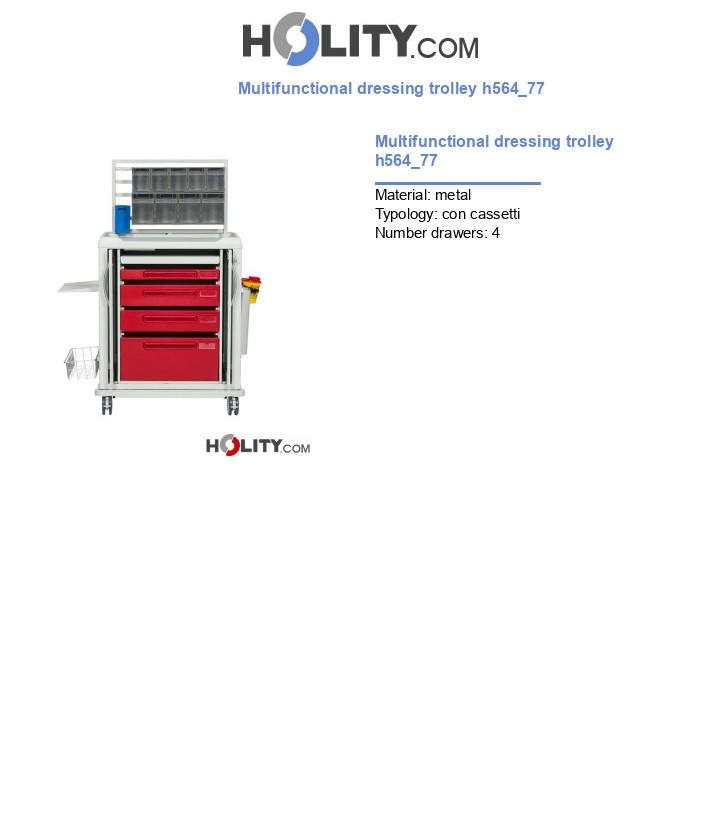 Multifunctional dressing trolley h564_77