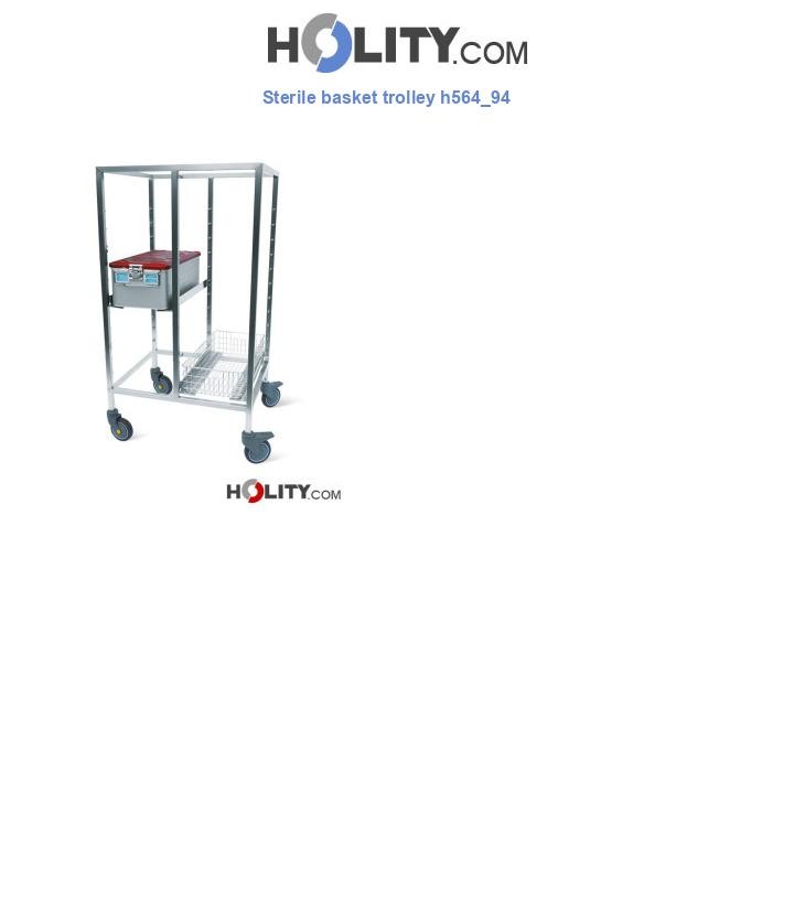 Sterile basket trolley h564_94