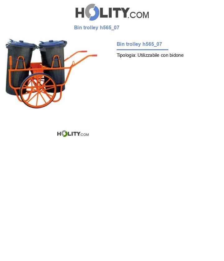 Bin trolley h565_07