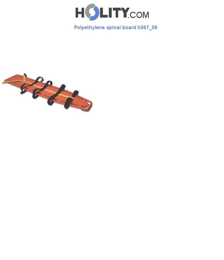 Polyethylene spinal board h567_08