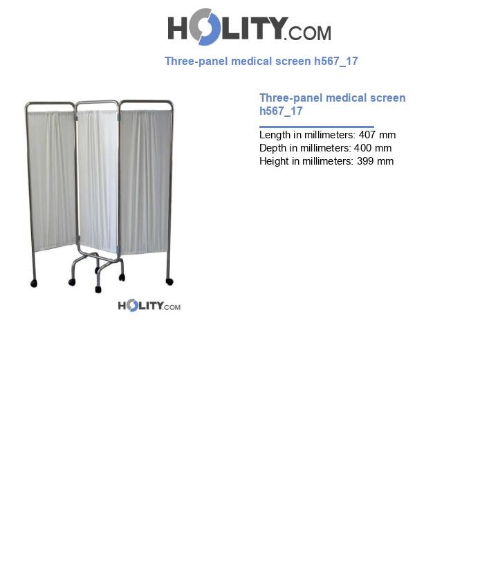 Three-panel medical screen h567_17