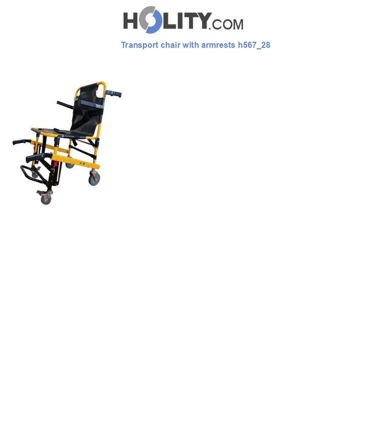 Transport chair with armrests h567_28