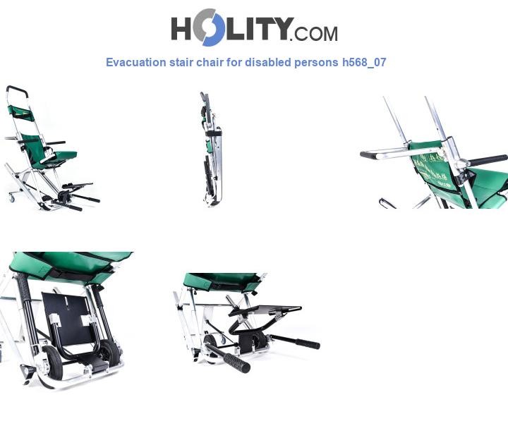 Evacuation stair chair for disabled persons h568_07