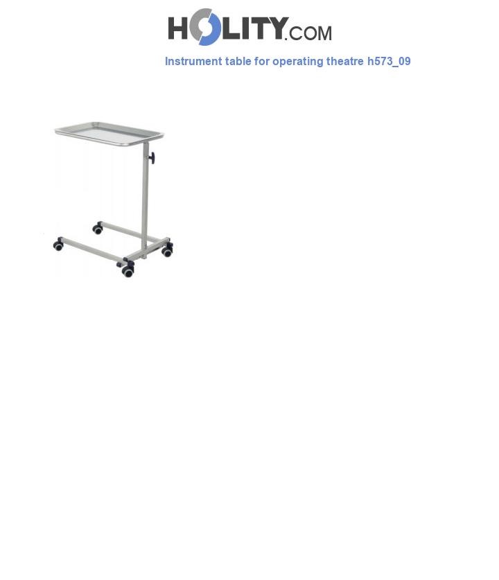 Instrument table for operating theatre h573_09