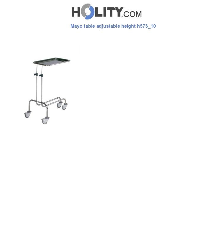 Mayo table adjustable height h573_10