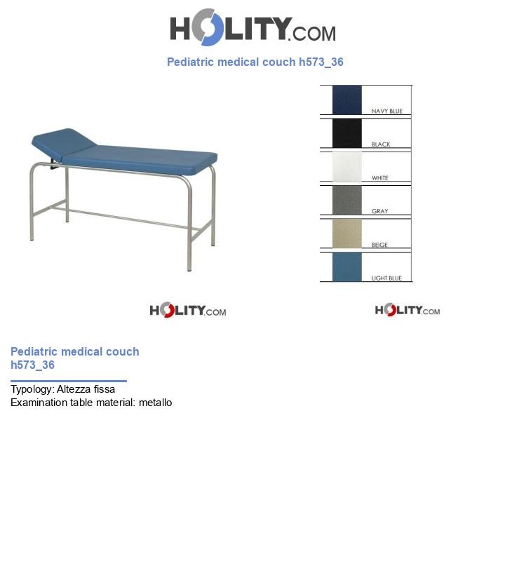 Pediatric medical couch h573_36