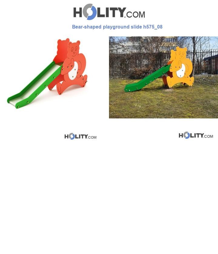 Bear-shaped playground slide h575_08