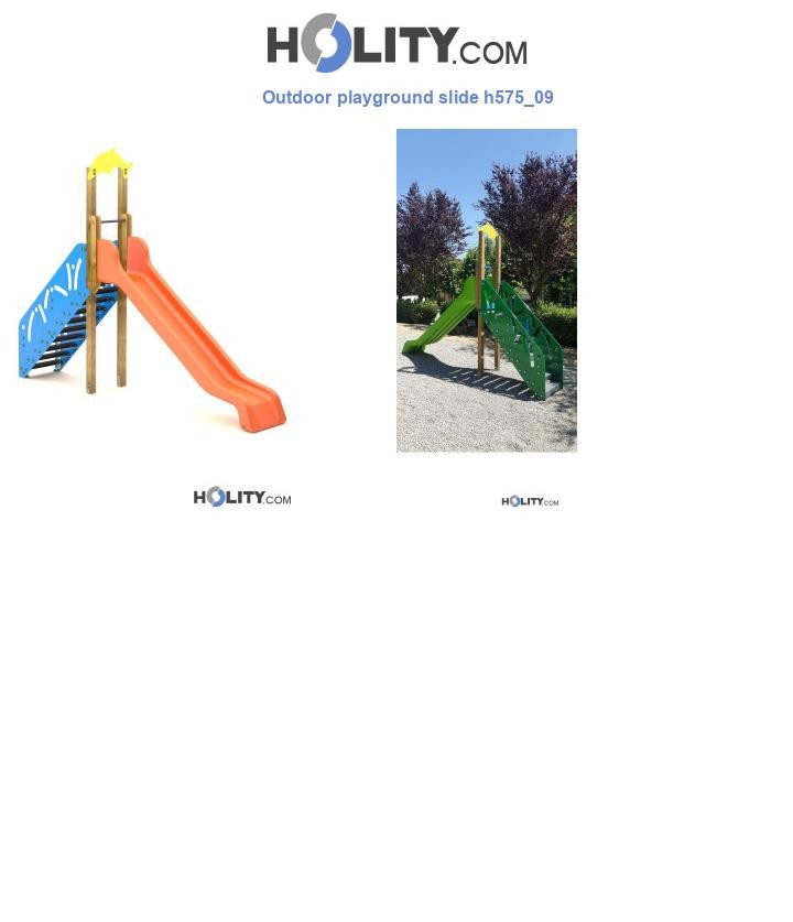 Outdoor playground slide h575_09