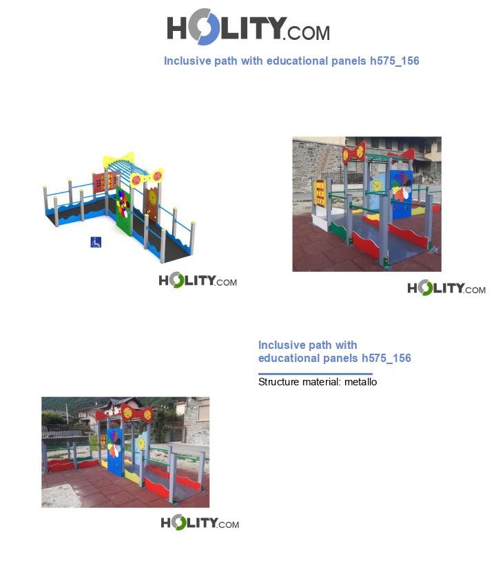 Inclusive path with educational panels h575_156