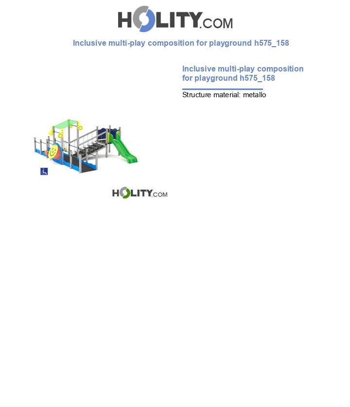 Inclusive multi-play composition for playground h575_158