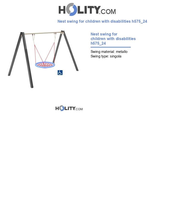 Nest swing for children with disabilities h575_24