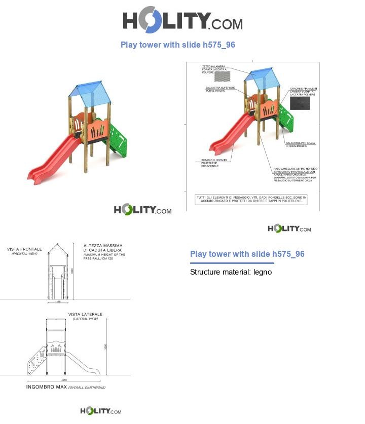 Play tower with slide h575_96