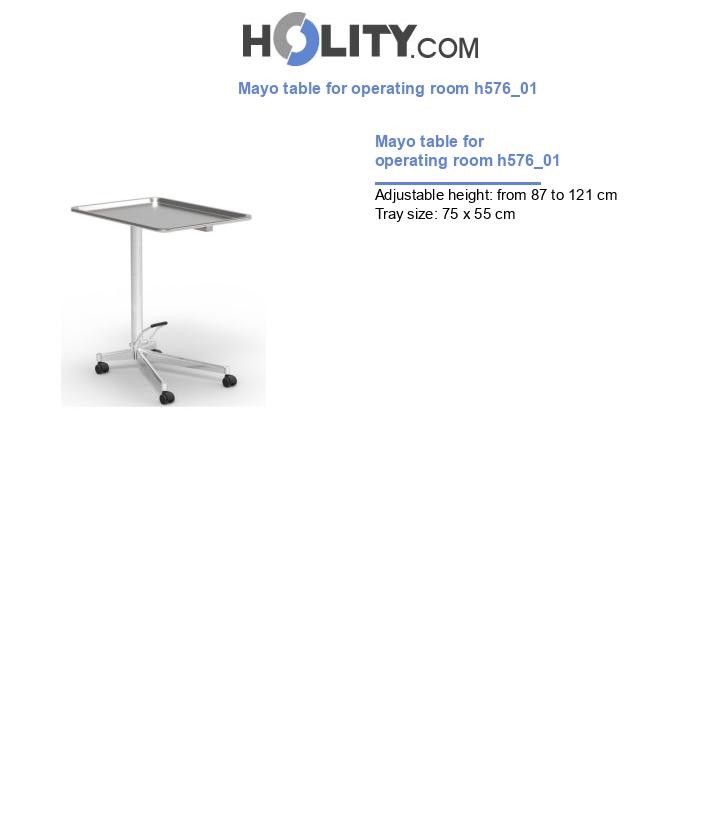 Mayo table for operating room h576_01