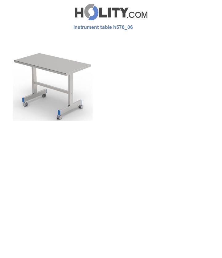 Instrument table h576_06